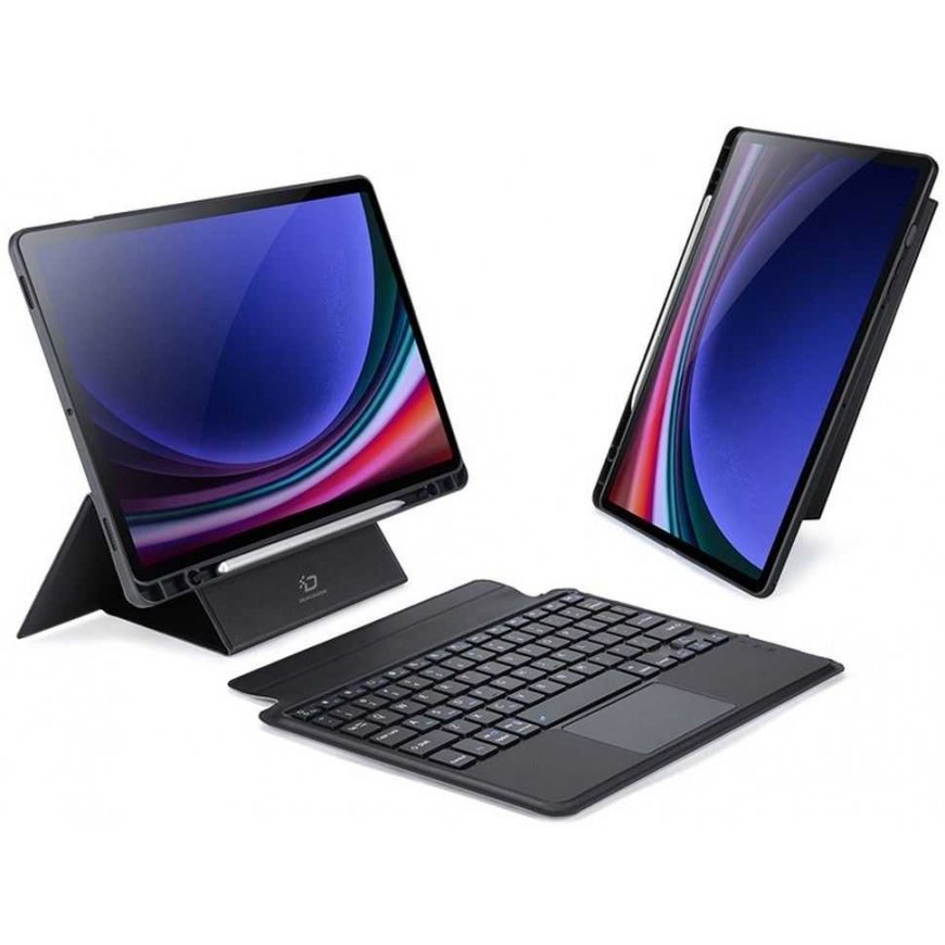 DUX DUCIS case DK foldable with wireless keyboard designed for Samsung Galaxy Tab S9 in black color – 2