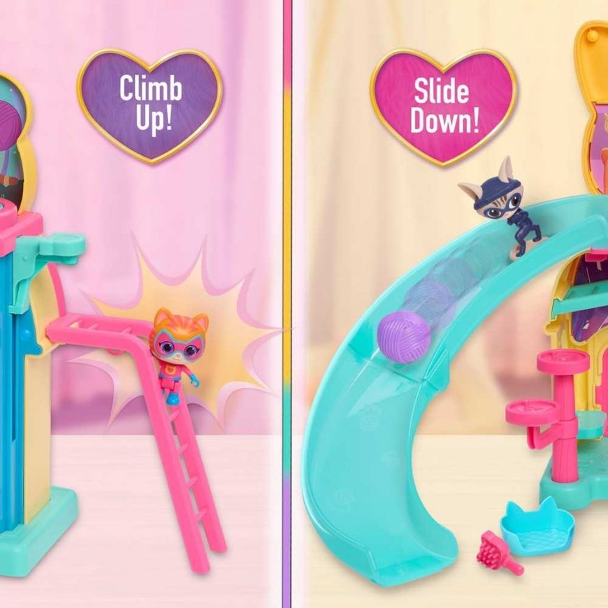 Игровой набор Disney для детей "Суперкоты Супер Котята Purr'n'Play" с фигурками котят, аксессуарами, светом и звуком – 3