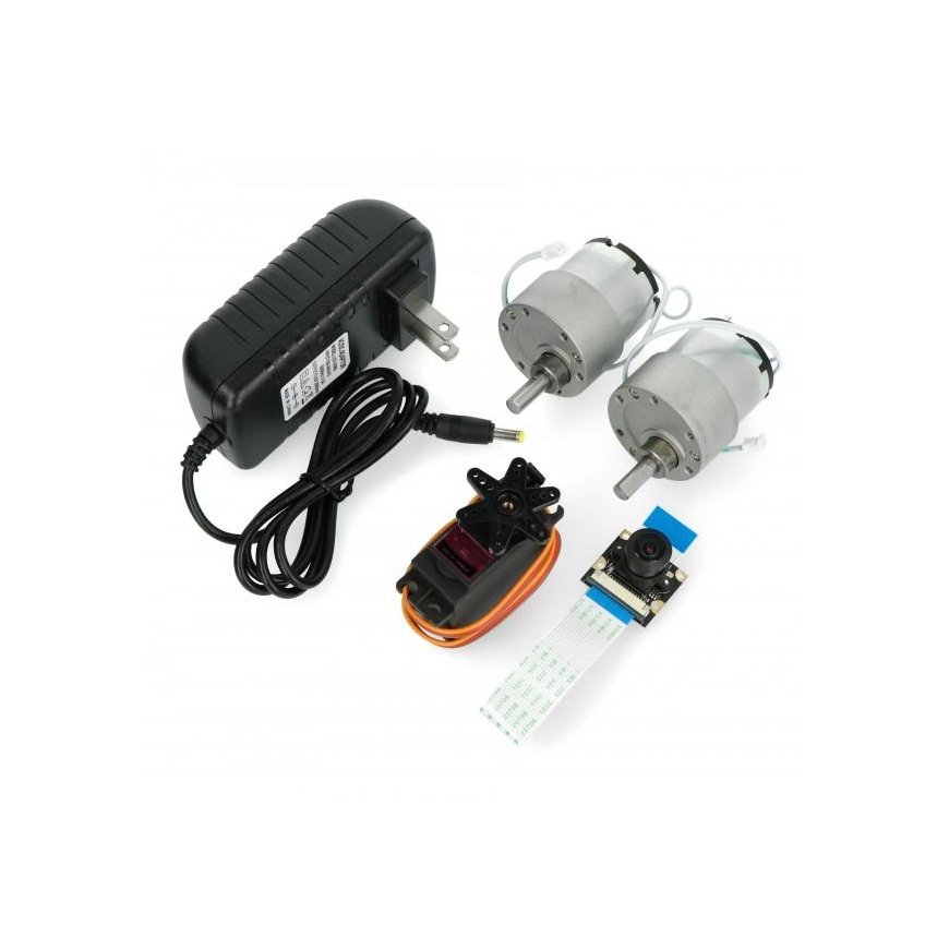 Waveshare PiRacer DonkeyCar - 4-wheel robot chassis with AI camera compatible with Raspberry Pi – 5
