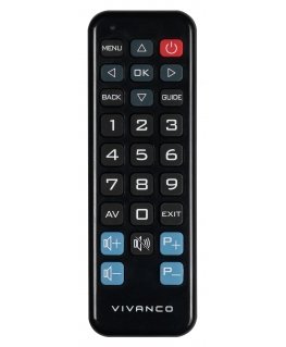Vivanco RR Z130 nuotolinio valdymo pultelis TV Spaudžiamieji mygtukai