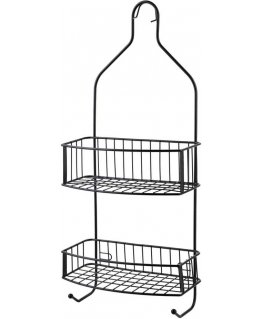 Bathlab CARL Black Bathroom Shelf 15x11.5x56cm