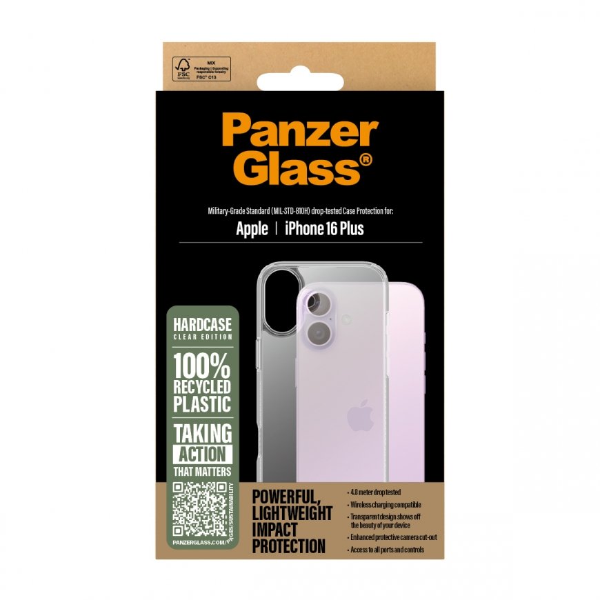 PanzerGlass ® HardCase Transparent iPhone 16 Plus – 3