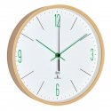 TFA-Dostmann 60.3524.04 Seina- ja lauakell Ümmargune Pruun, Roheline, Valge TFA-Dostmann 60.3524.04 Seina- ja lauakell Ümmargune Pruun, Roheline, Valge