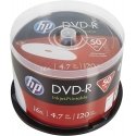 HP DME00025WIP-3 DVD-R Tulostettava 4.7GB 16x 50-paketti