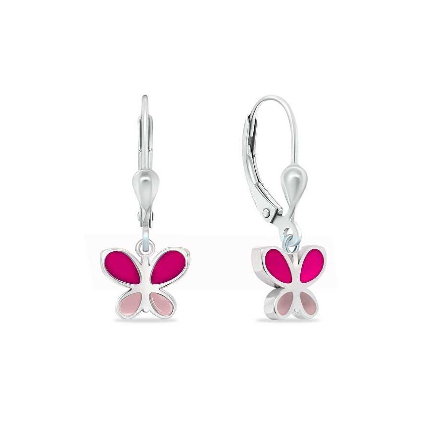 Brilio Silver Derantys hõbedased kõrvarõngad Butterflies EA1003W