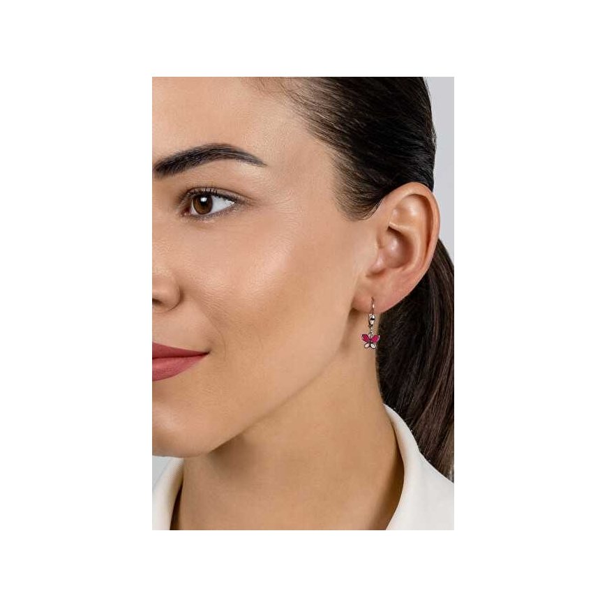 Brilio Silver Derantys silver earrings Butterflies EA1003W – 2