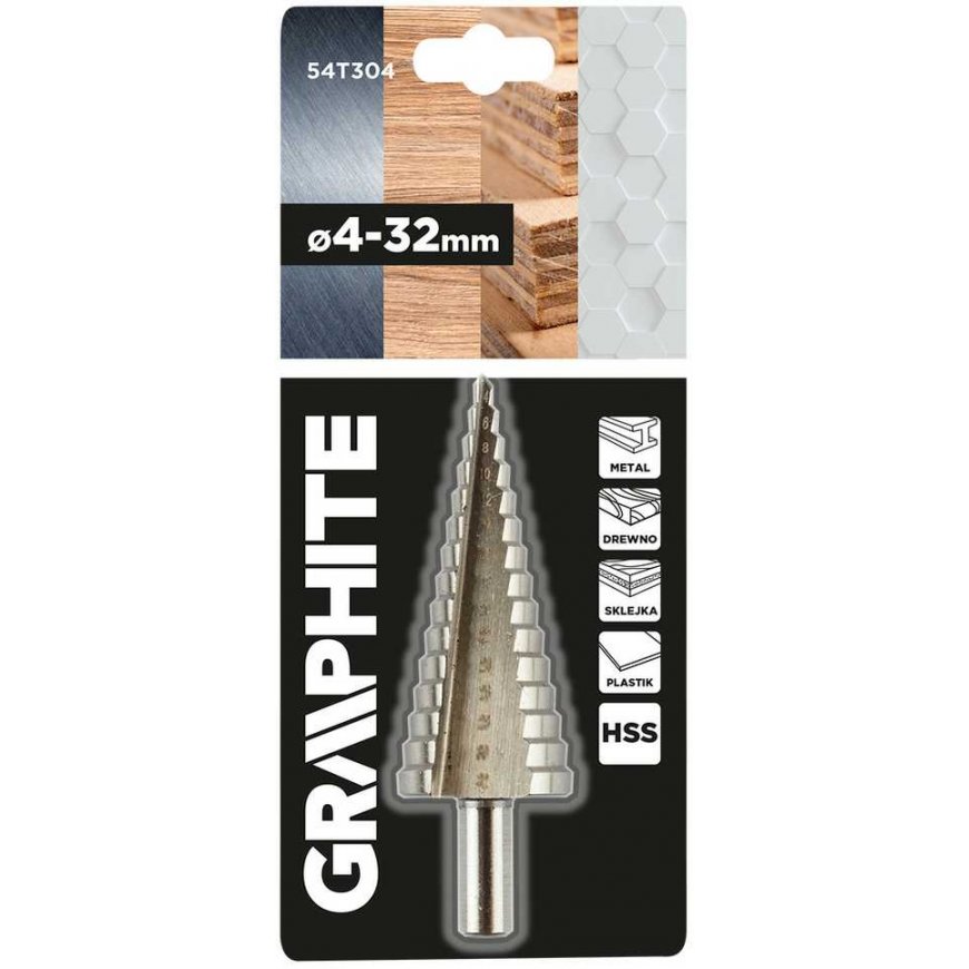 Graphite Step Drill 4-32 mm – 5