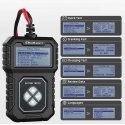 Qoltec Skaitmeninis akumuliatoriaus testeris su LCD | Lenkų meniu | 12V | AGM | GEL | STD | 30-220AH Qoltec Skaitmeninis akumuliatoriaus testeris su LCD | Lenkų meniu | 12V | AGM | GEL | STD | 30-220AH