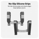 HYPER HS1110GYGL laptop stand Grey 40.6 cm (16") HYPER HS1110GYGL laptop stand Grey 40.6 cm (16")