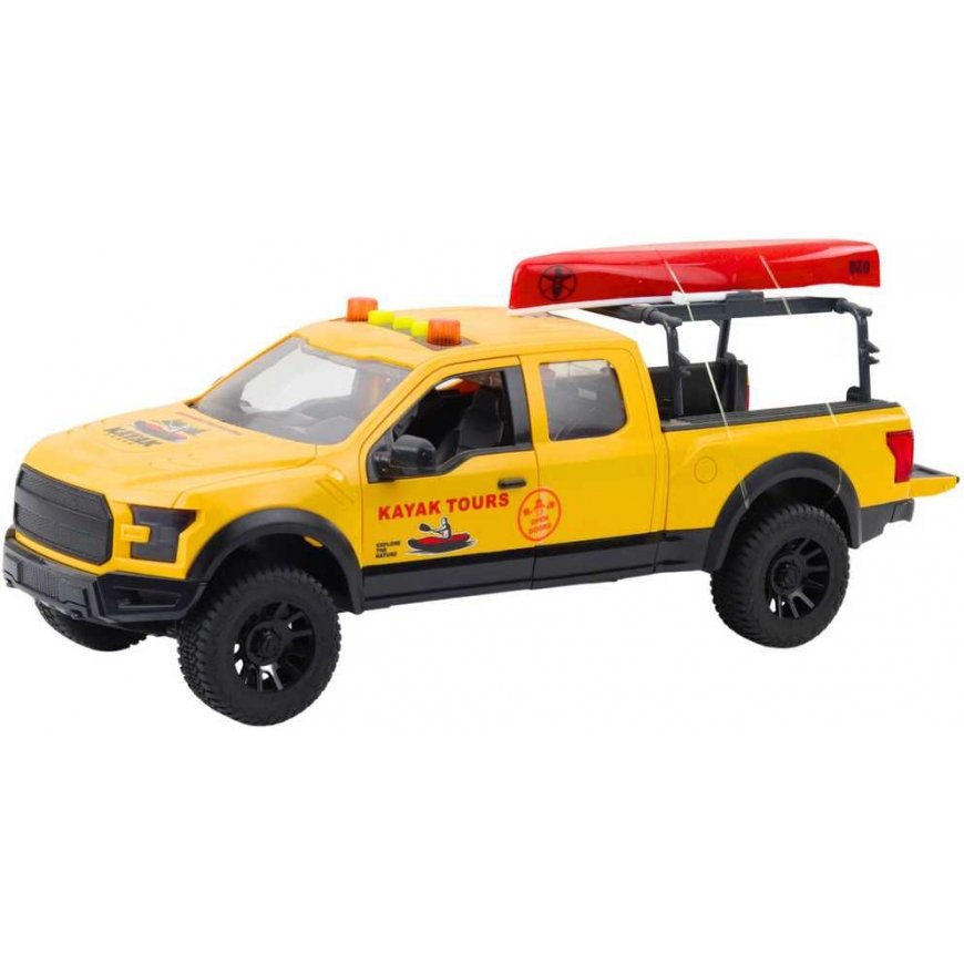 Lean Toys Visureigio kayak transport lights sound yellow – 2