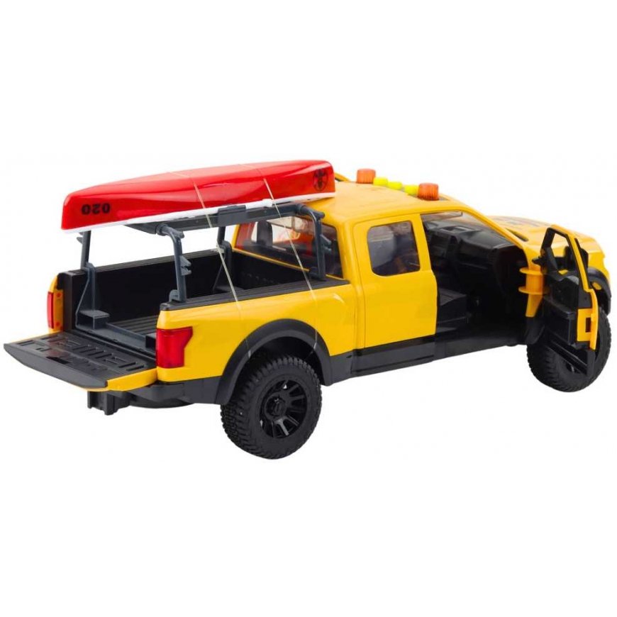 Lean Toys Visureigio kayak transport lights sound yellow – 3
