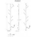 Towel dryer Kosser Stijka 1200x30 ELR reg. white Towel dryer Kosser Stijka 1200x30 ELR reg. white