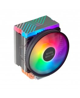 Mars Gaming MCPU44 Dual CPU Heatsink ARGB 4 Heatpipes HCT TDP 160W Fan 11cm