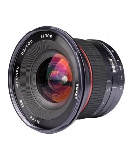 Meike 12mm F2.8 MILC Plats objektīvs Melns