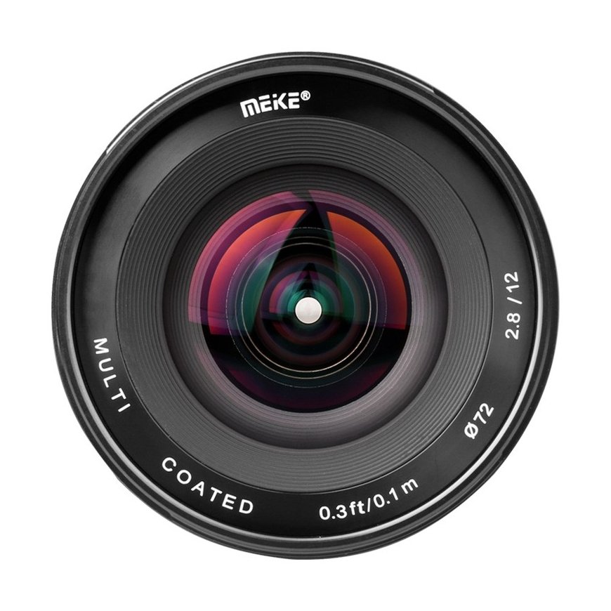 Meike 12mm F2.8 MILC Plats objektīvs Melns – 2