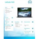 Dell Nešiojams dators Latitude 7450 Win11Pro Ultra 5 135H/16GB/1TB SSD/14.0 FHD+250nits/Intel Graphics/FgrPR/FHD/IR kamera/Mikro