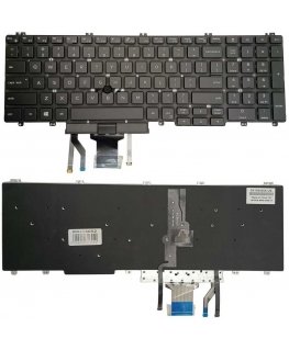 Klaviatuur DELL Latitude 5500, valgustusega ja trackpoint'iga