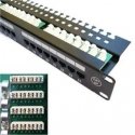 DATACOM Patch skydelis 19" UTP 24 prievadas CAT5E LSA 1U BK (3x8p) viršutinis švytėjimas DATACOM Patch skydelis 19" UTP 24 prievadas CAT5E LSA 1U BK (3x8p) viršutinis švytėjimas