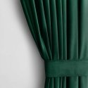 Aizkari VELVET krāsā pudeles zaļš stils klasiskās joslas materiāla tips - tekstils aksoms 140x245 AmeliaHome Aizkari VELVET krāsā pudeles zaļš stils klasiskās joslas materiāla tips - tekstils aksoms 140x245 AmeliaHome