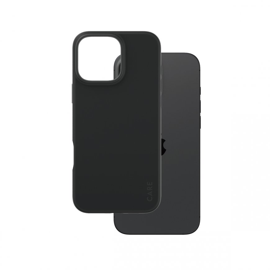 PanzerGlass CARE by ® Fashionable Case Black iPhone 16 Pro Max mobilo telefonu apvalks Aploksne Meln