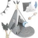 Palapinė tipi vaikams NK-406 Nukido - pilka