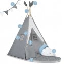Palapinė tipi vaikams NK-406 Nukido - pilka