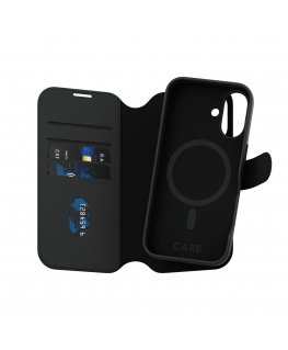 PanzerGlass CARE by ® Feature Case Tango Two-in-One Wallet w. MagSafe iPhone 16 mobiiltelefoni ümbris Kate Must