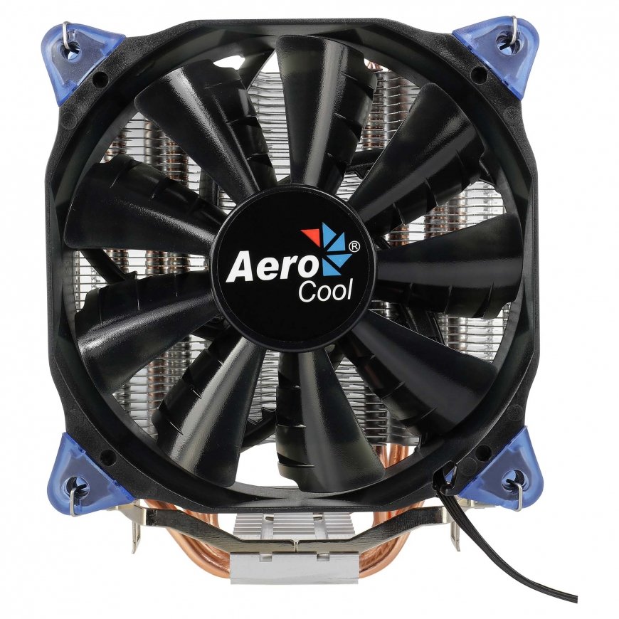 Aerocool VERKHO4 Tietokoneen jäähdytysjärjestelmä Suoritin Jäähdytin 12 cm