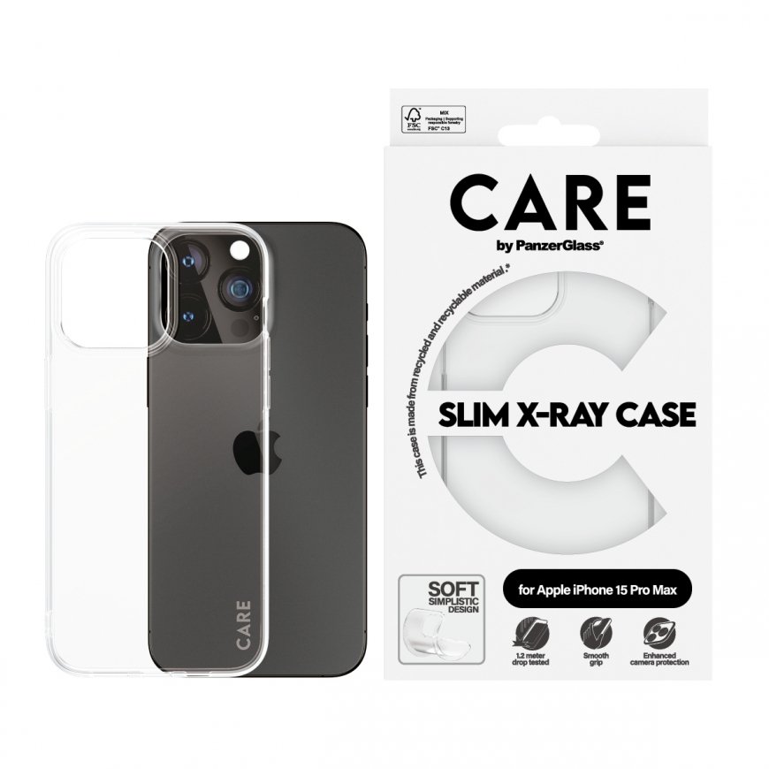 PanzerGlass CARE by ® Fashionable Case Transparent X-Ray Soft Basic iPhone 15 Pro Max mobiiltelefoni – 2