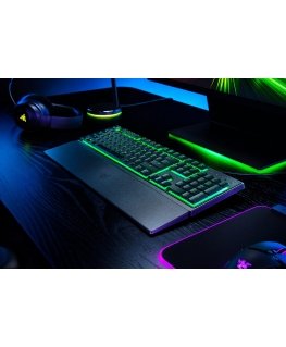 Razer Ornata V3 X näppäimistö Pelaaminen USB QWERTZ Saksa musta