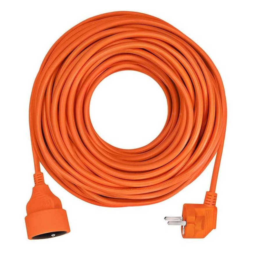 Solight extension cable - connector, 1 socket, 30 m, 3 x 1.5 mm2, orange – 2