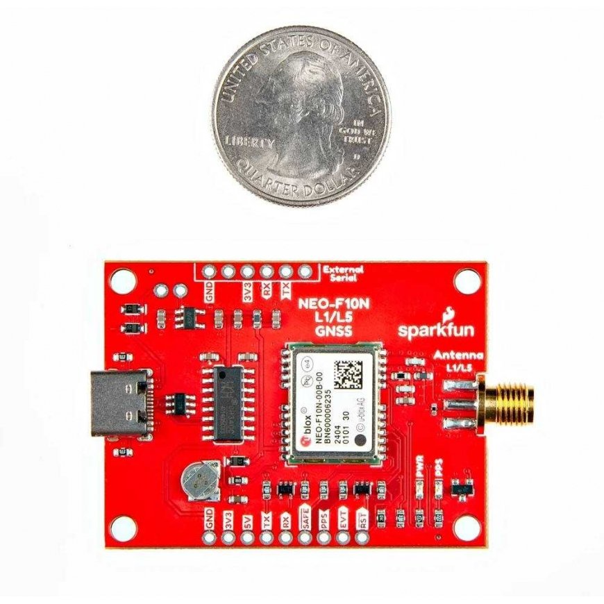 L1/L5 Breakout GNSS module – NEO-F10N – SMA – SparkFun GPS-24114 – 4
