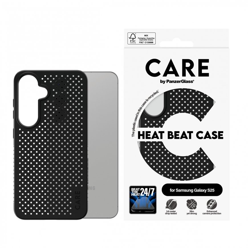 PanzerGlass CARE by ® Feature Case Heat Beat Samsung Galaxy S25 – 2