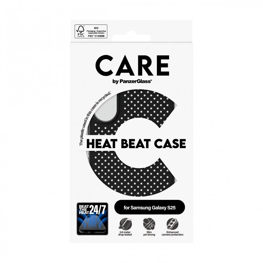 PanzerGlass CARE by ® Feature Case Heat Beat Samsung Galaxy S25 – 3
