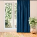 Verho MILANA indigo väri klassinen lohikäärme nauha läpinäkyvä 7,5 cm tupsuilla 3 cm shenil 420x245 HOMEDE