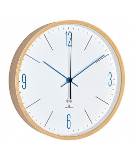 TFA-Dostmann 60.3524.06 wall/table clock Round Blue, Brown, White