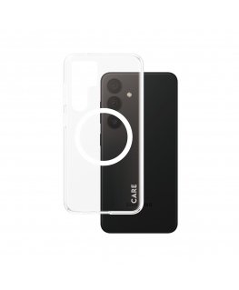 PanzerGlass CARE by ® Flagship Case Transparent Urban Combat w. White Qi Compatible Samsung Galaxy S24 mobile phone case