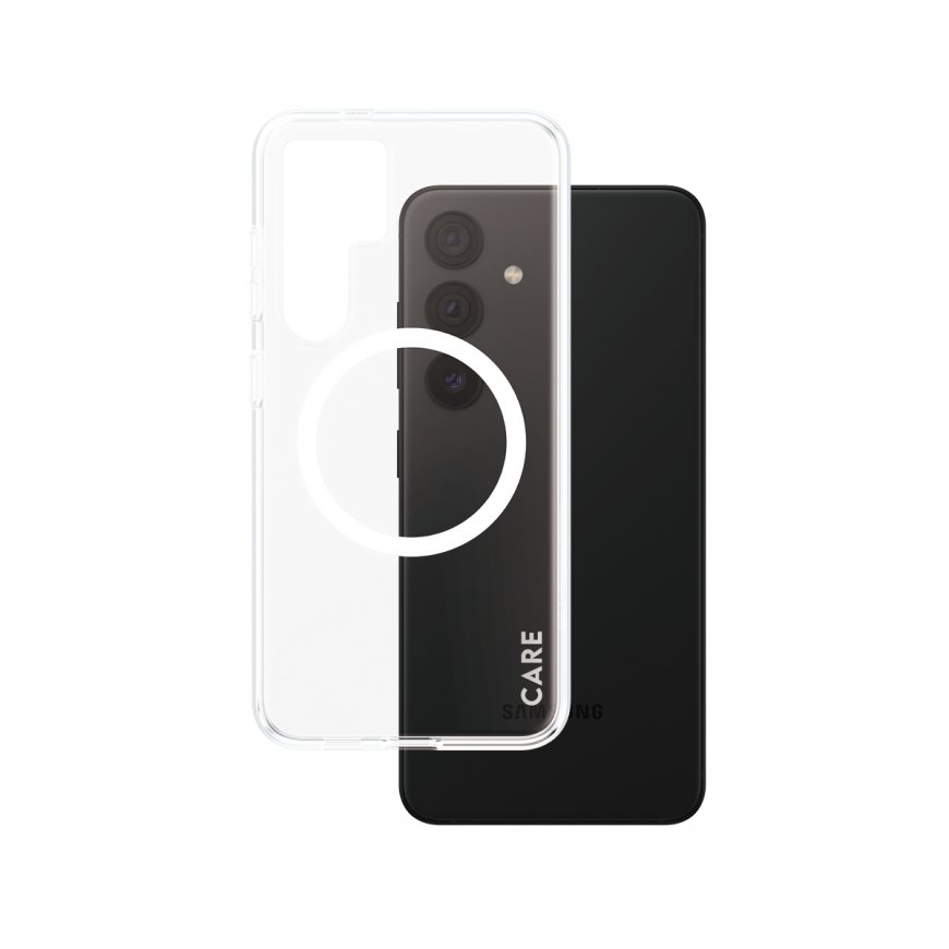 PanzerGlass CARE by ® Flagship Case Transparent Urban Combat w. White Qi Compatible Samsung Galaxy S