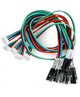 Гравитация - Набор соединительных проводов I2C/UART - разъем PH2.0 - 30 см - 5 шт - DFRobot FIT0916-F