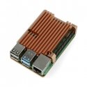 Raspberry Pi 4B aliumininis radiatorius - dėžutė vario spalvos Raspberry Pi 4B aliumininis radiatorius - dėžutė vario spalvos
