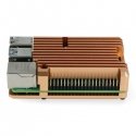 Raspberry Pi 4B алюминиевый радиатор - коробка медного цвета Raspberry Pi 4B алюминиевый радиатор - коробка медного цвета