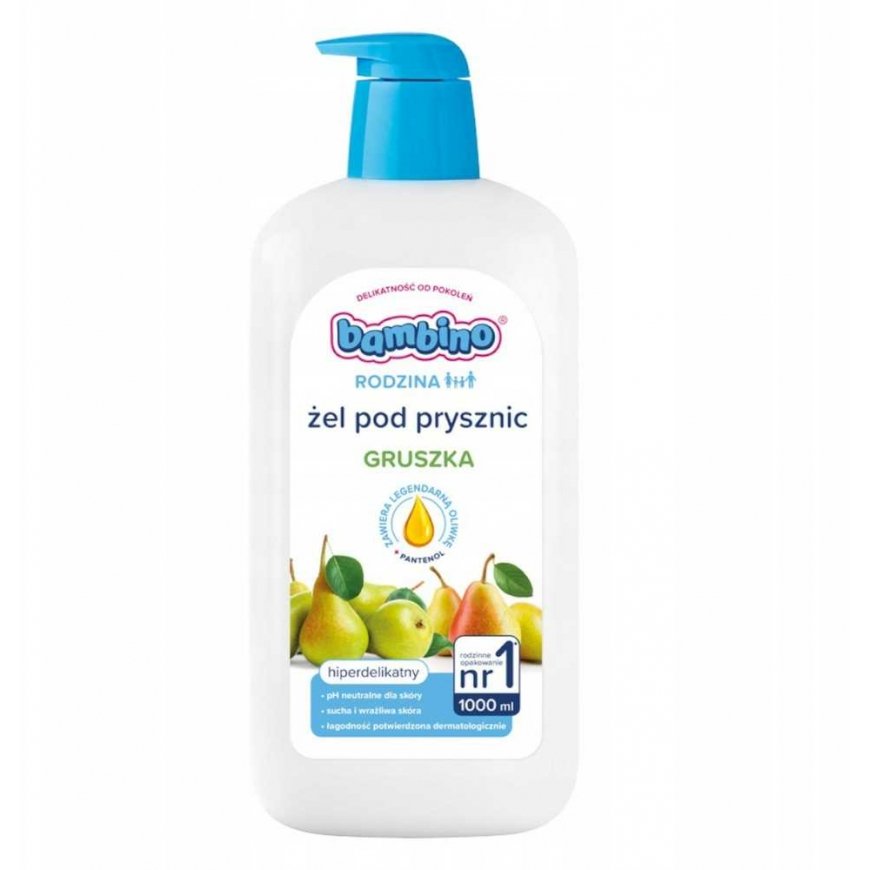 BAMBINO Family Hyper-delicate shower gel with pear scent 1000 ml – 2