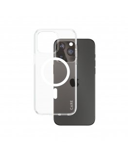 PanzerGlass CARE by ® Flagship Case Transparent Urban Combat w. White MagSafe iPhone 15 Pro Max mobile phone case