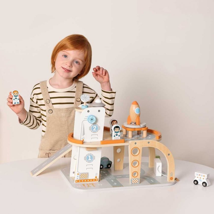 Tooky Toys TOOKY TOY puidust parkimisplats – 2
