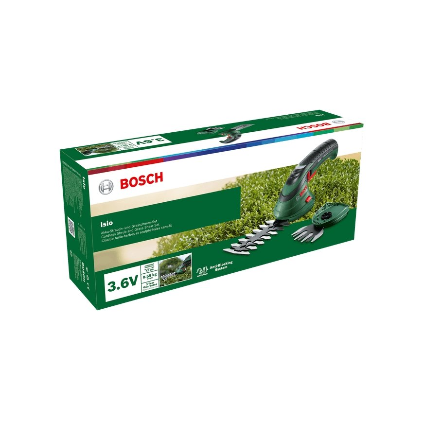 Bosch Isio cordless grass shear 8 cm 3.6 V Lithium-Ion (Li-Ion) Black, Green – 2