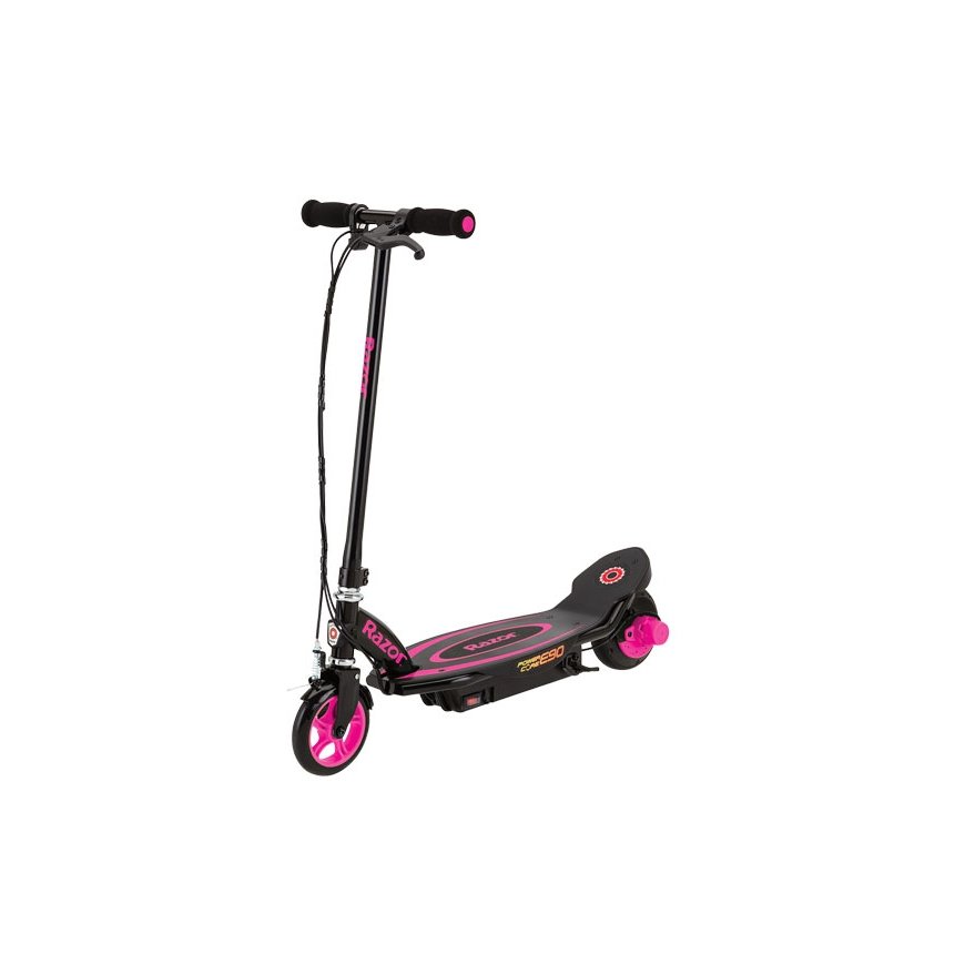 Razor Power Core E90 Melns, Rozā 16 kilometrs stundā