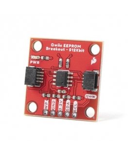 Memory Card Additional EEPROM Memory - I2C Qwiic - 512kb - SparkFun COM-18355