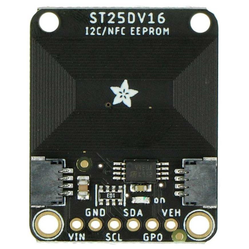 Atmiņas karte ST25DV16K, RFID etiķete ar 16kb EEPROM nepastāvīgo I2C atmiņu STEMMA QT / Qwiic, Adafruit 4701 – 2
