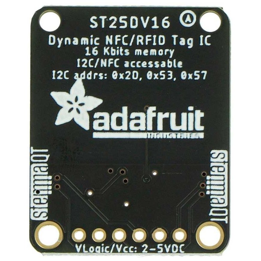 Atmiņas karte ST25DV16K, RFID etiķete ar 16kb EEPROM nepastāvīgo I2C atmiņu STEMMA QT / Qwiic, Adafruit 4701 – 3