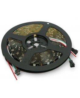 Btf Lighting RGB LED-nauha WS2812B - digitaalinen, osoitettu - IP65 30LED/m, 9W/m, 5V - 5m - musta